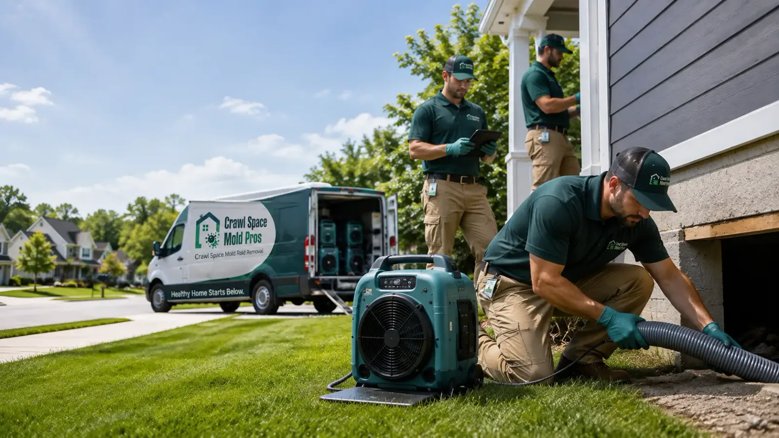 Crawl Space Mold Removal in Annapolis Junction, MD